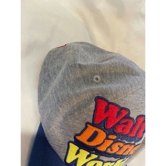 Walt Disney World Retro 1971 Grey Gray Flat Bill Hat Baseball Snapback Cap - Picture 3 of 8